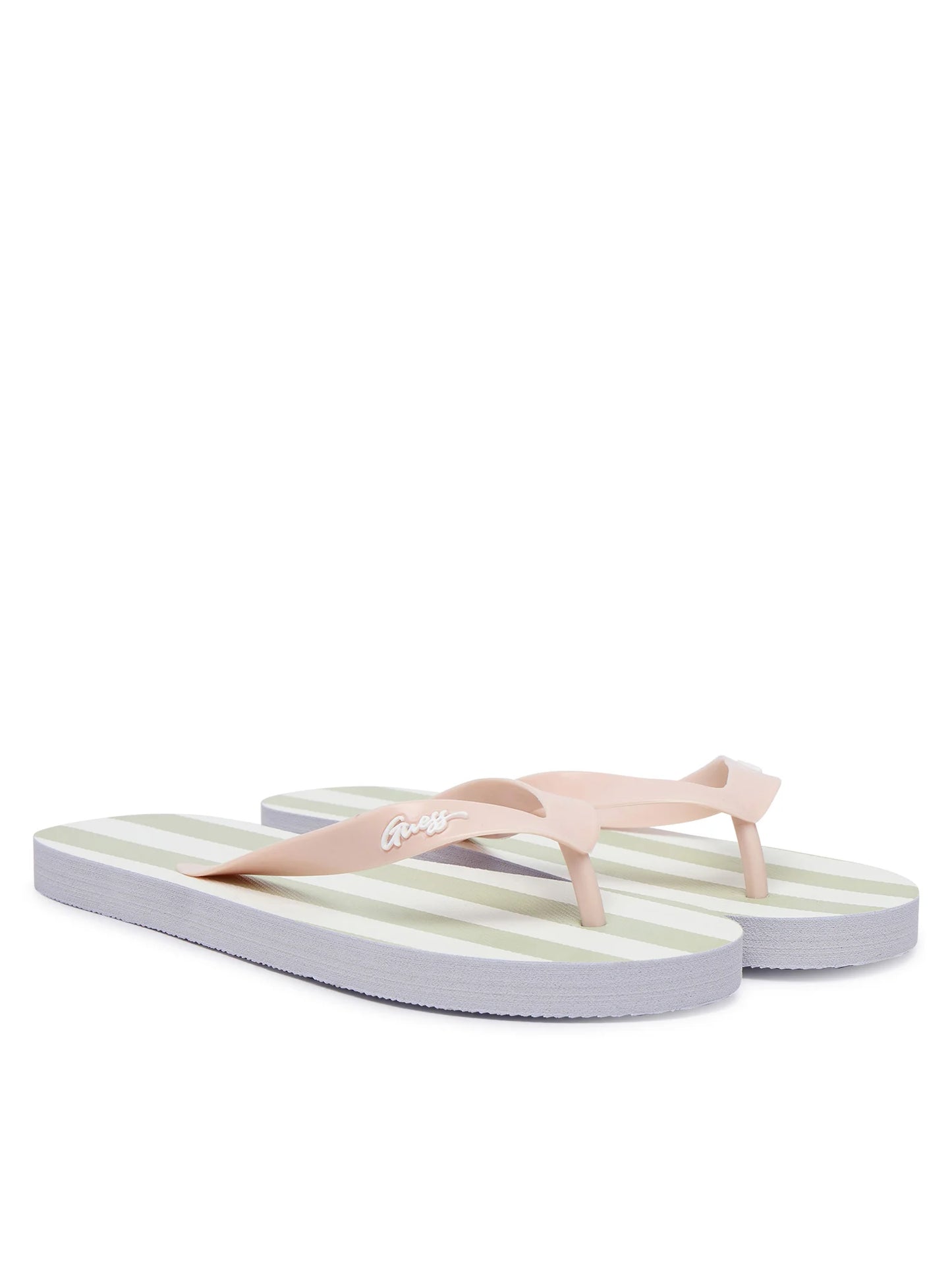 GUESS KIDS STRIPED FLIP FLOPS