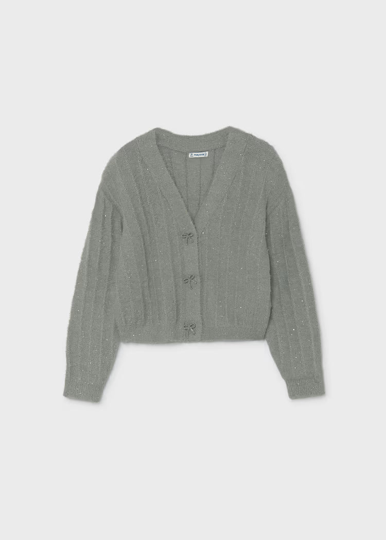 MAYORAL SEQUINS KNIT CARDIGAN