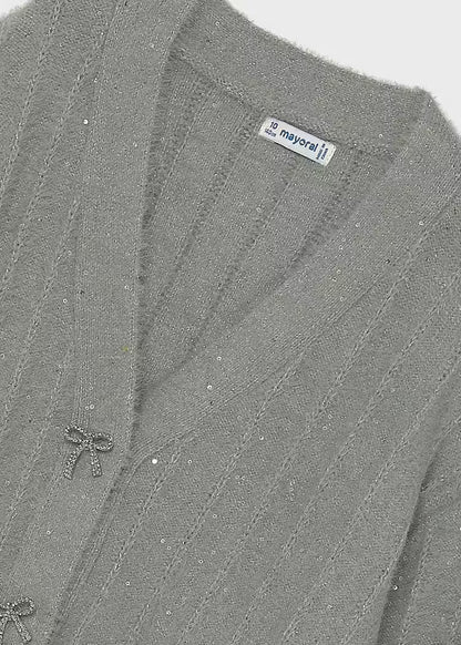 MAYORAL SEQUINS KNIT CARDIGAN