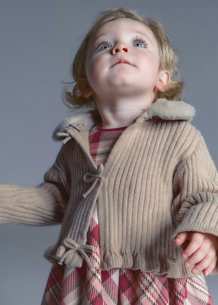 MAYORAL KIDS KNITTED BOLERO CARDIGAN