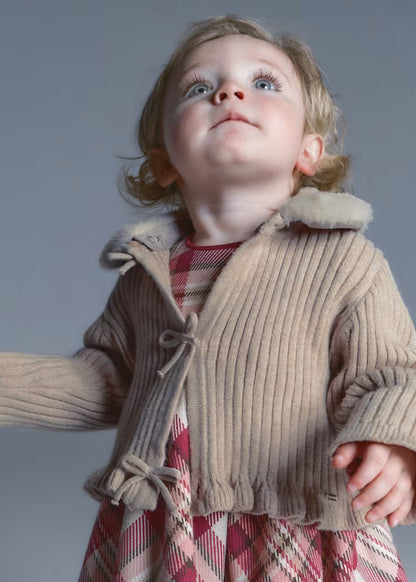 MAYORAL KIDS KNITTED BOLERO CARDIGAN