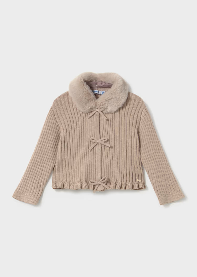 MAYORAL KIDS KNITTED BOLERO CARDIGAN