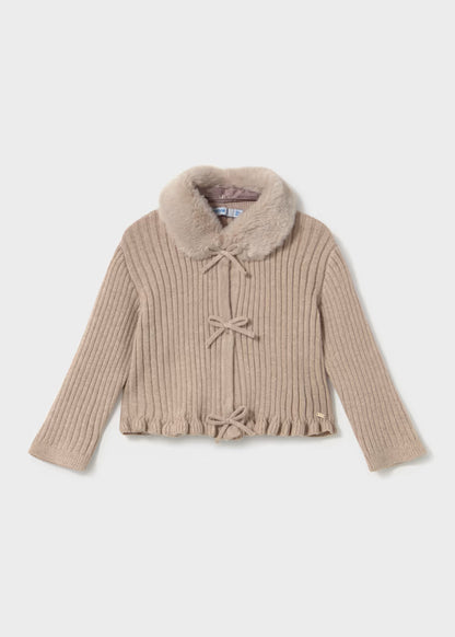 MAYORAL KIDS KNITTED BOLERO CARDIGAN
