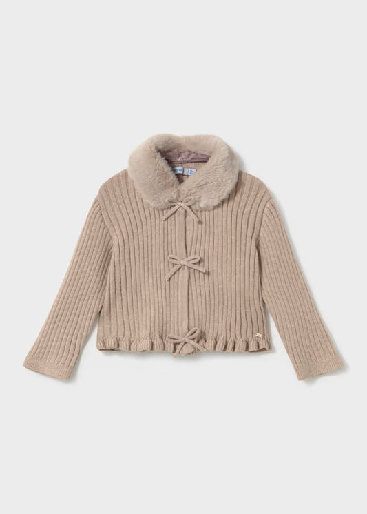 MAYORAL KIDS KNITTED BOLERO CARDIGAN