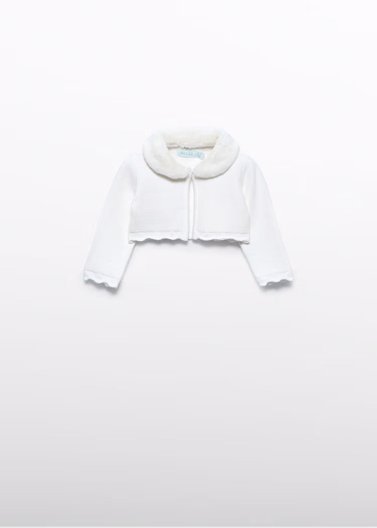 MAYORAL ABEL&LULA KNITTED CARDIGAN COLLAR BOLEERO