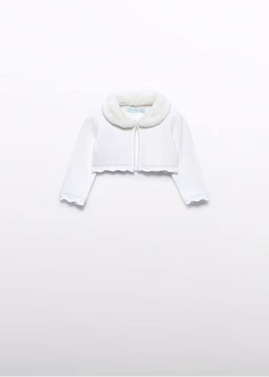 MAYORAL ABEL&LULA KNITTED CARDIGAN COLLAR BOLEERO