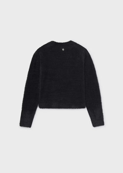 MAYORAL GIRL SHORT-FUR SWEATSHIRT