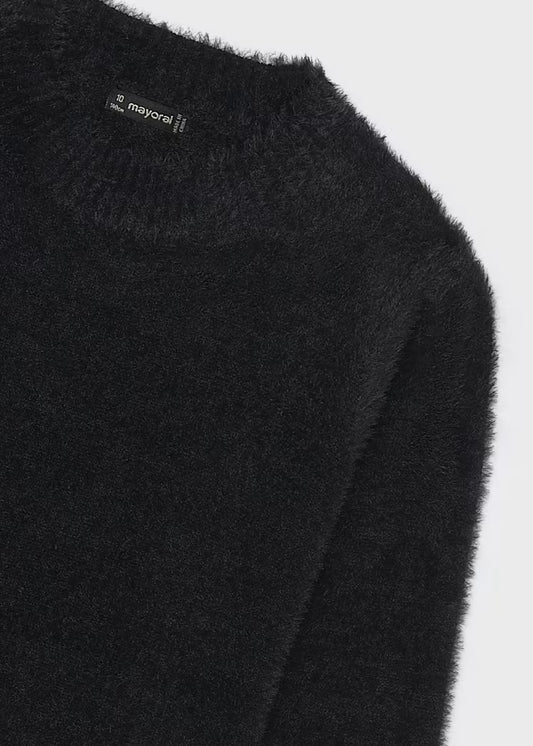 MAYORAL GIRL SHORT-FUR SWEATSHIRT