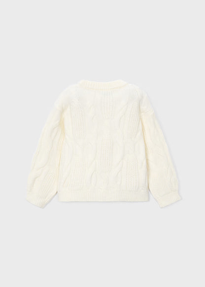 MAYORAL 3D FLOWERS PRINT KNIT JUMPER
