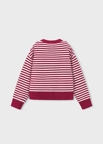 MAYORAL STRIPED JERSEY SCARF FOR GIRL