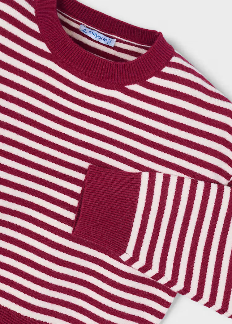 MAYORAL STRIPED JERSEY SCARF FOR GIRL