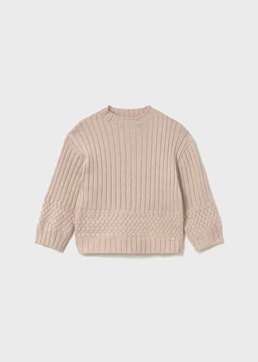 MAYORAL KIDS TEXTURED KNITTED JUMPER