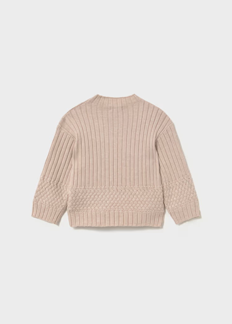 MAYORAL KIDS TEXTURED KNITTED JUMPER