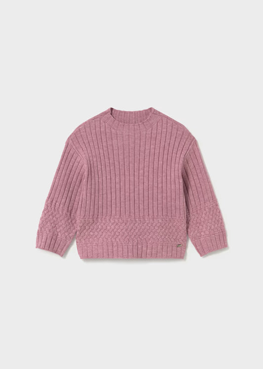 MAYORAL GIRLS TEXTURED KNITTED JERSEY