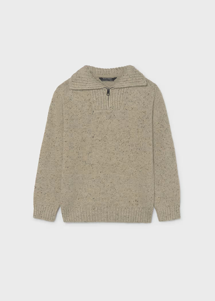MAYORAL KIDS HALF ZIP KNITED SWEATER