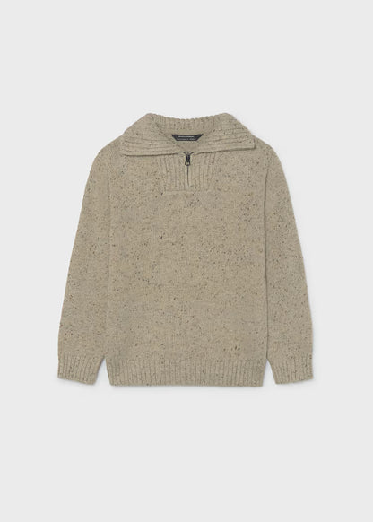 MAYORAL KIDS HALF ZIP KNITED SWEATER