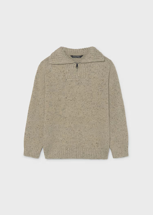 MAYORAL KIDS HALF ZIP KNITED SWEATER