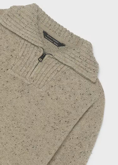 MAYORAL KIDS HALF ZIP KNITED SWEATER